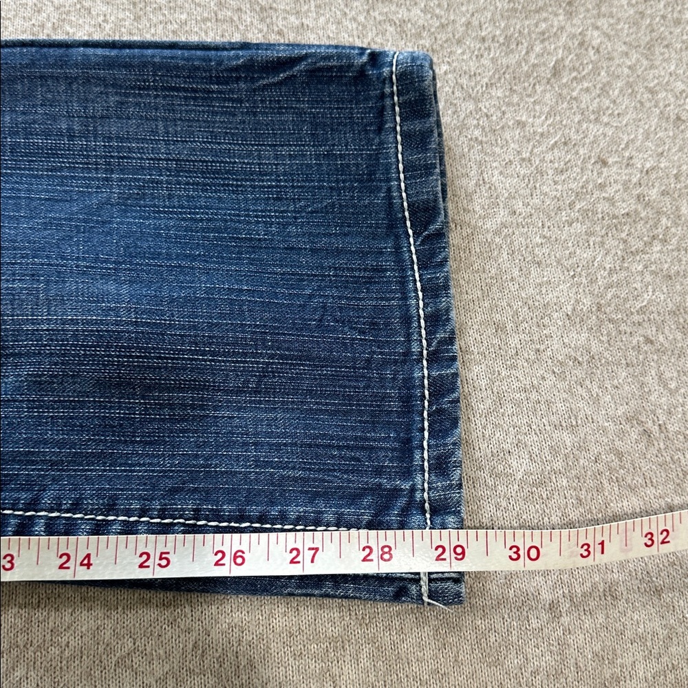 BKE Denim Justin Size 32S 3 Button Fly Flap Back Pockets Bootcut -E4 - Picture 13 of 13